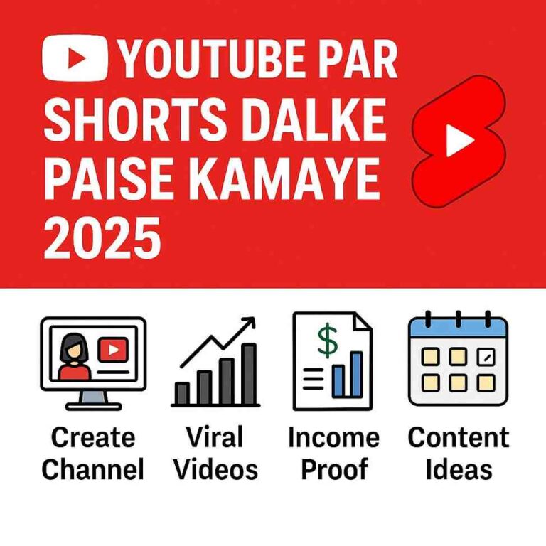 youtube par shorts dalke paise kaise kamaye